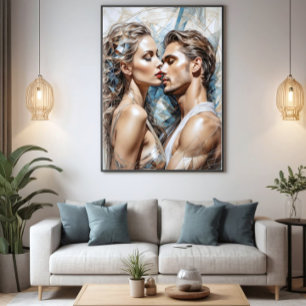 Him and Her: Minimalist Connection Poster