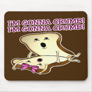 Him & Her Bread Slices Mouse Pad