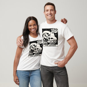Him & Her Skulls The Lovers © LIKE US ON FACEBOOK T-Shirt