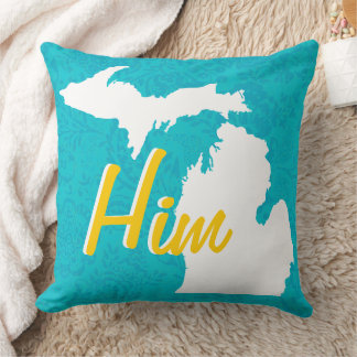 Him Michigan State Or Any Colour Pillow
