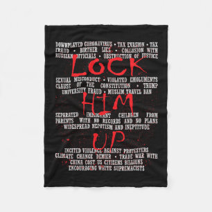 Him Up Anti-trump Fleece Blanket