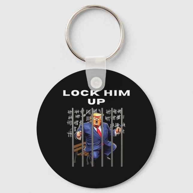 Him Up Anti-trump  Key Ring (Front)