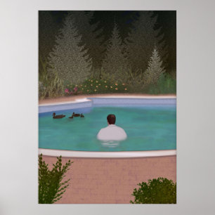 Him with those ducks poster