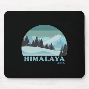 Himalaya Asia Ski Resort Skiing Snowboarding Mouse Mat
