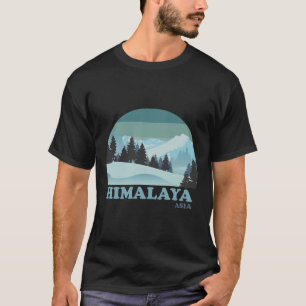 Himalaya Asia Ski Resort Skiing Snowboarding T-Shirt