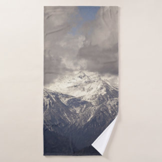 Himalaya in Bhutanbhutan,blue,himalaya,landscape,m Bath Towel