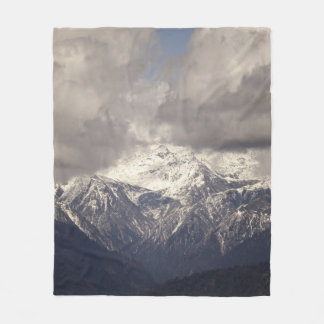 Himalaya in Bhutanbhutan,blue,himalaya,landscape,m Fleece Blanket
