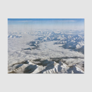 Himalaya mountains under clouds - Tibet Tissue Paper