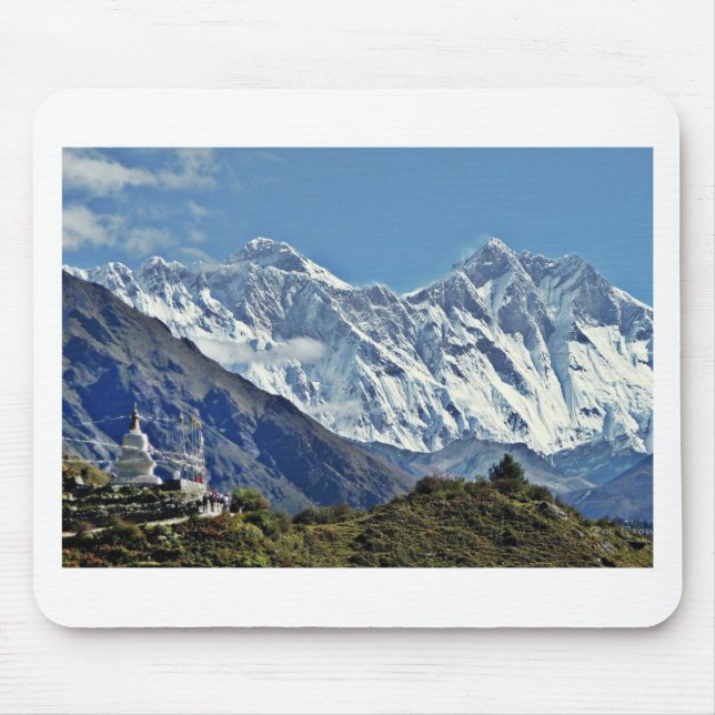 HIMALAYA - One of 1000 views from NEPAL Mouse Mat (Front)