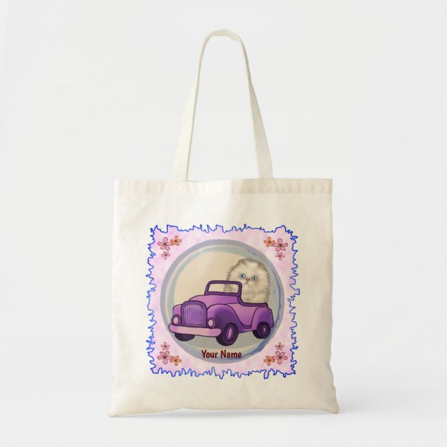 Himalayan Cat Car   Tote Bag (Front)