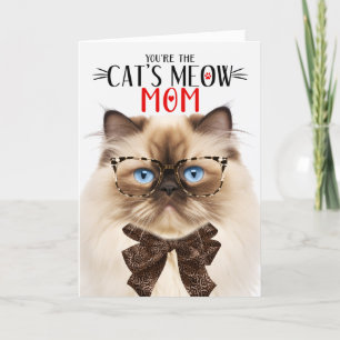 Himalayan Cat for Mum on Mother's Day Holiday Card