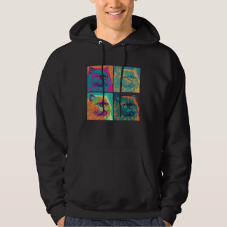 Himalayan Cat Pop Illustration Colorful Animal  1 Hoodie