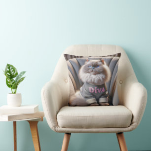 Himalayan Diva Cat Cushion