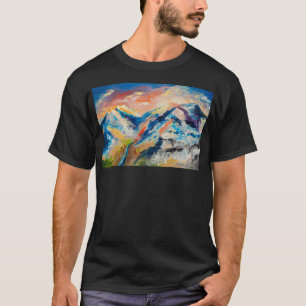 Himalayan Landscape Baseball Sleeve T-Shirt