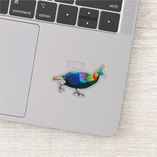 Himalayan monal bird cartoon illustration 