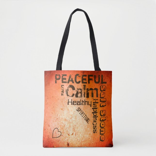 Himalayan Salt Stone Tote Bag (Front)