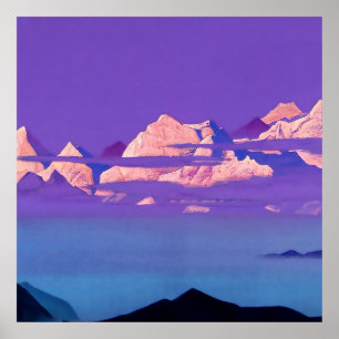 “Himalayas 1933” by Nicholas Roerich Poster