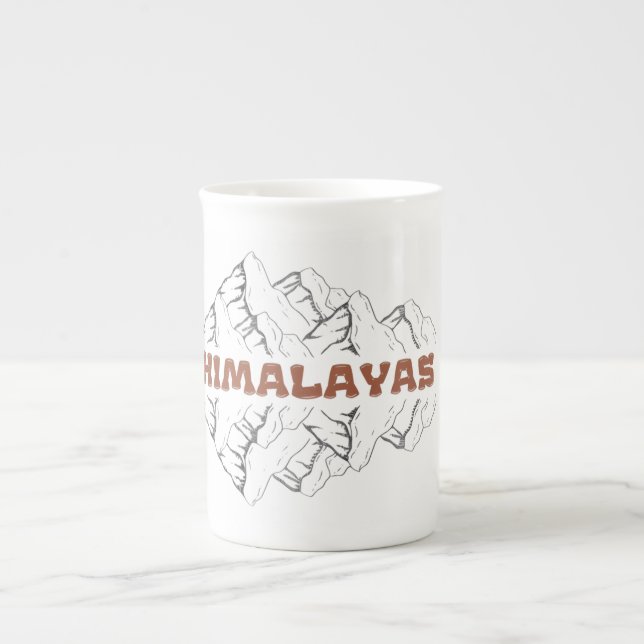 Himalayas Bone China Mug (Front)