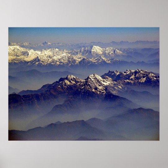 Himalayas Landscape Poster | Zazzle.co.uk