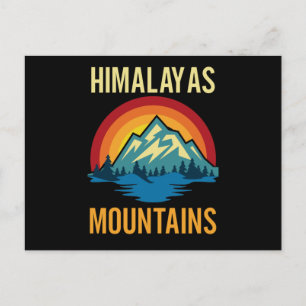 Himalayas Mountains Sunset Postcard