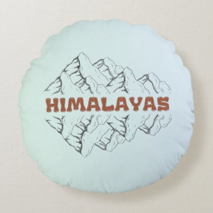 Himalayas Round Cushion
