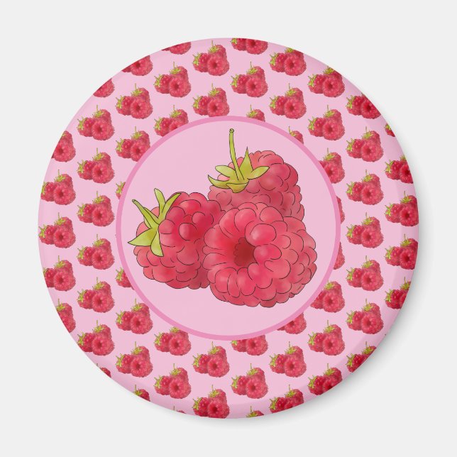 Himbeeren Magnet (Front)