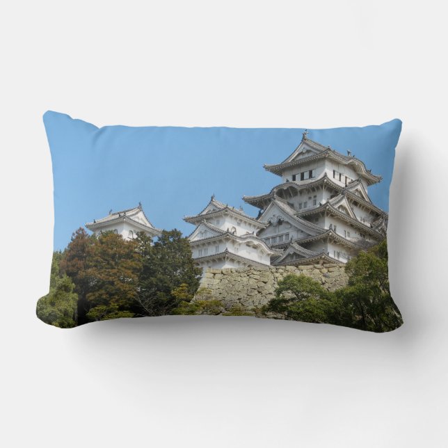 Himeji Castle 姫路城, Hyogo, Japan Lumbar Cushion (Front)