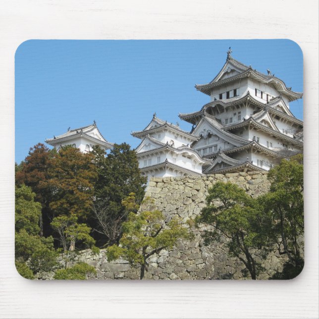 Himeji Castle 姫路城, Hyogo, Japan Mouse Mat (Front)