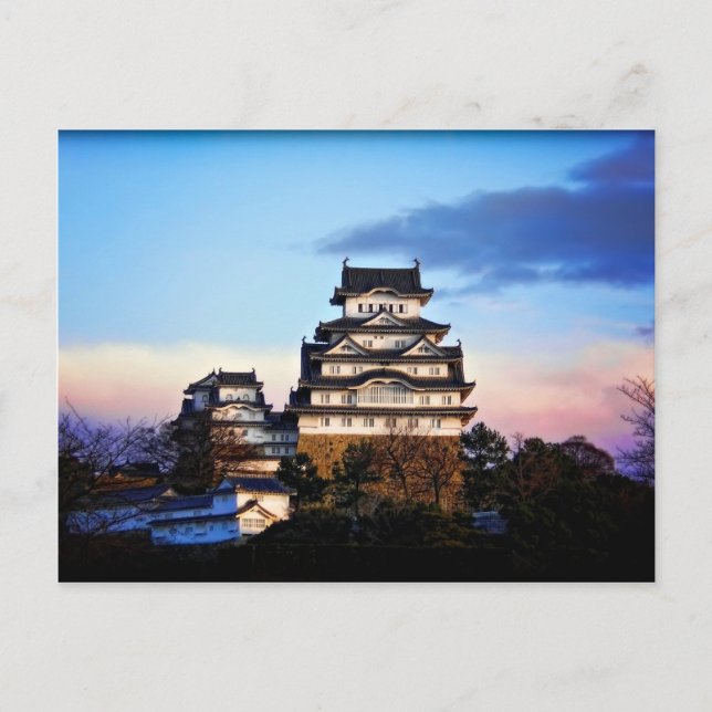 Himeji Castle at Sunrise Postcard (Front)