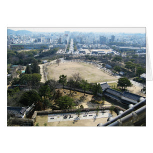Himeji, Japan (View from atop castle) Card