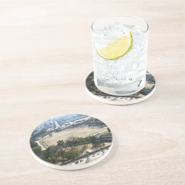 Himeji, Japan (View from atop castle) Coaster (Side)