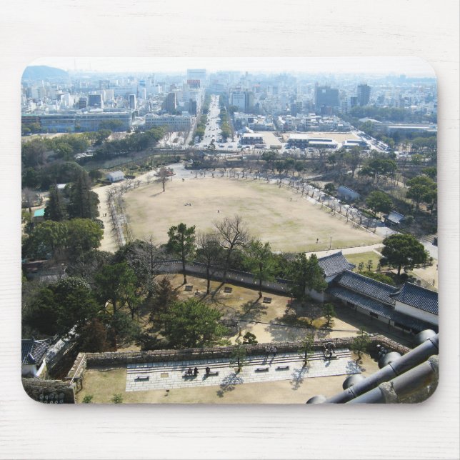 Himeji, Japan (View from atop castle) Mouse Mat (Front)