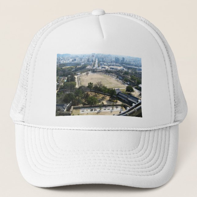 Himeji, Japan (View from atop castle) Trucker Hat (Front)