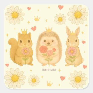 HIMEKARI Stars Sticker – Cream
