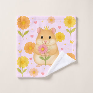 HIMEKARI Stars Wash Towel – Pink