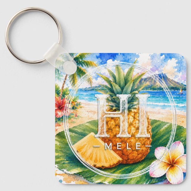HIMELE Signature Keychain Collection – Pineapple  (Front)