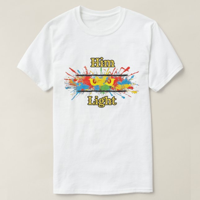 HimLight Splatter T-Shirt (Design Front)