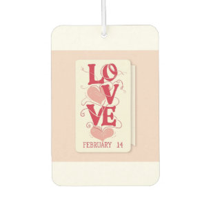 himsical Valentine's Day-themed Car Air Freshener