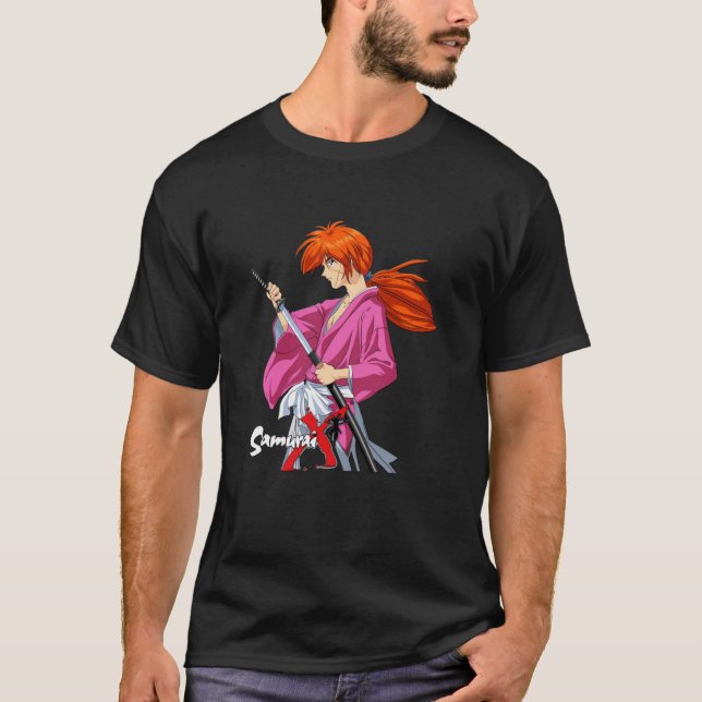 Himura Kenshin  Battousai Samurai X  T-Shirt (Front)
