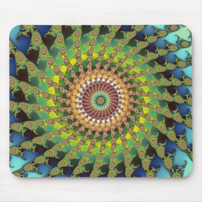 Himynameisswirl Mouse Mat (Front)