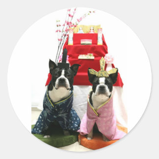 Hina Matsuri Classic Round Sticker