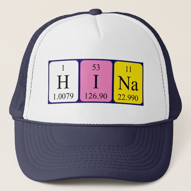 Hina periodic table name hat (Front)