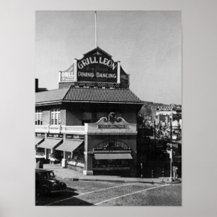 Hinck Building, Montclair, New Jersey, Vintage Poster