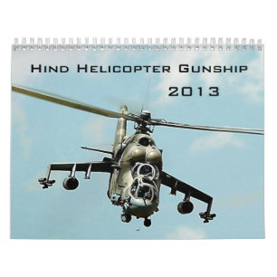 Hind Gunship Calendar