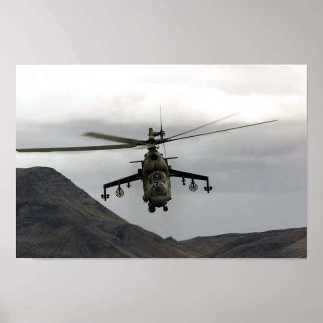 Hind Helicopter Poster (Front)