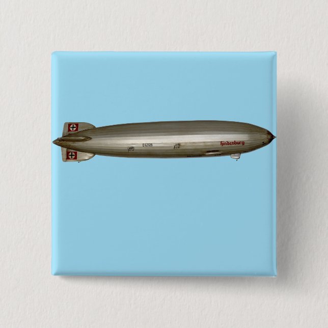 Hindenburg 15 Cm Square Badge (Front)