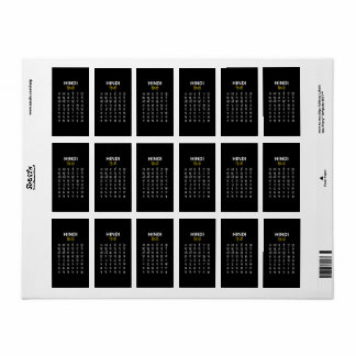 Hindi Alphabet अ–क्ष Devanagari Script Label