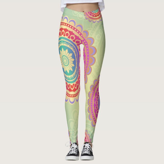 hindi art leggings (Front)