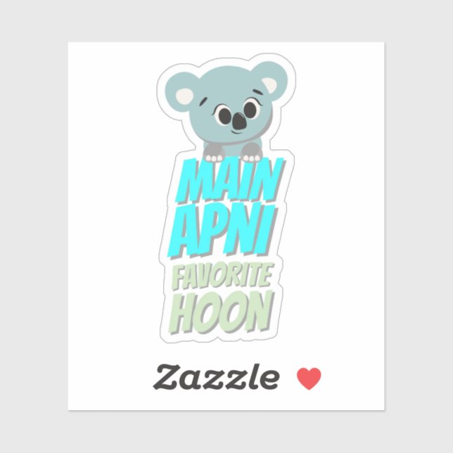 Hindi Bollywood Fun Quote Sticker  (Sheet)