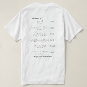 Hindley-Milner Type Inference T-Shirt